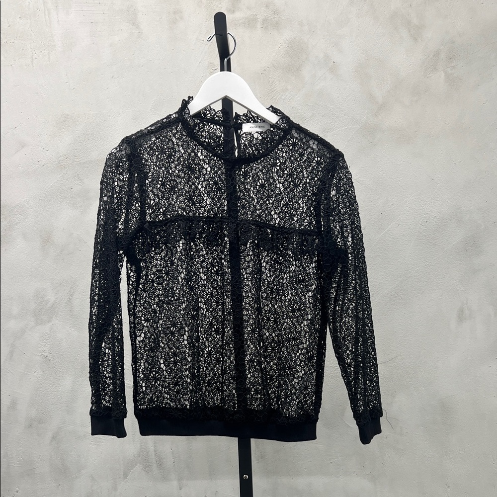 Elegant Black Lace Top